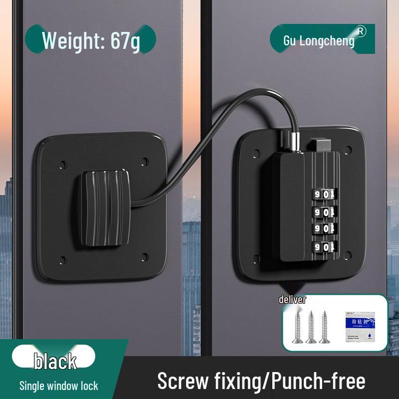 Child Safety Sliding Door & Cabinet Lock - Anti-Pinch & Anti-Open Protection for Drawers & Refrigerators