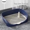 Stainless Steel Dog Litter Box: Anti-Step Design, Leak-Proof, Complete Set for Small Breeds