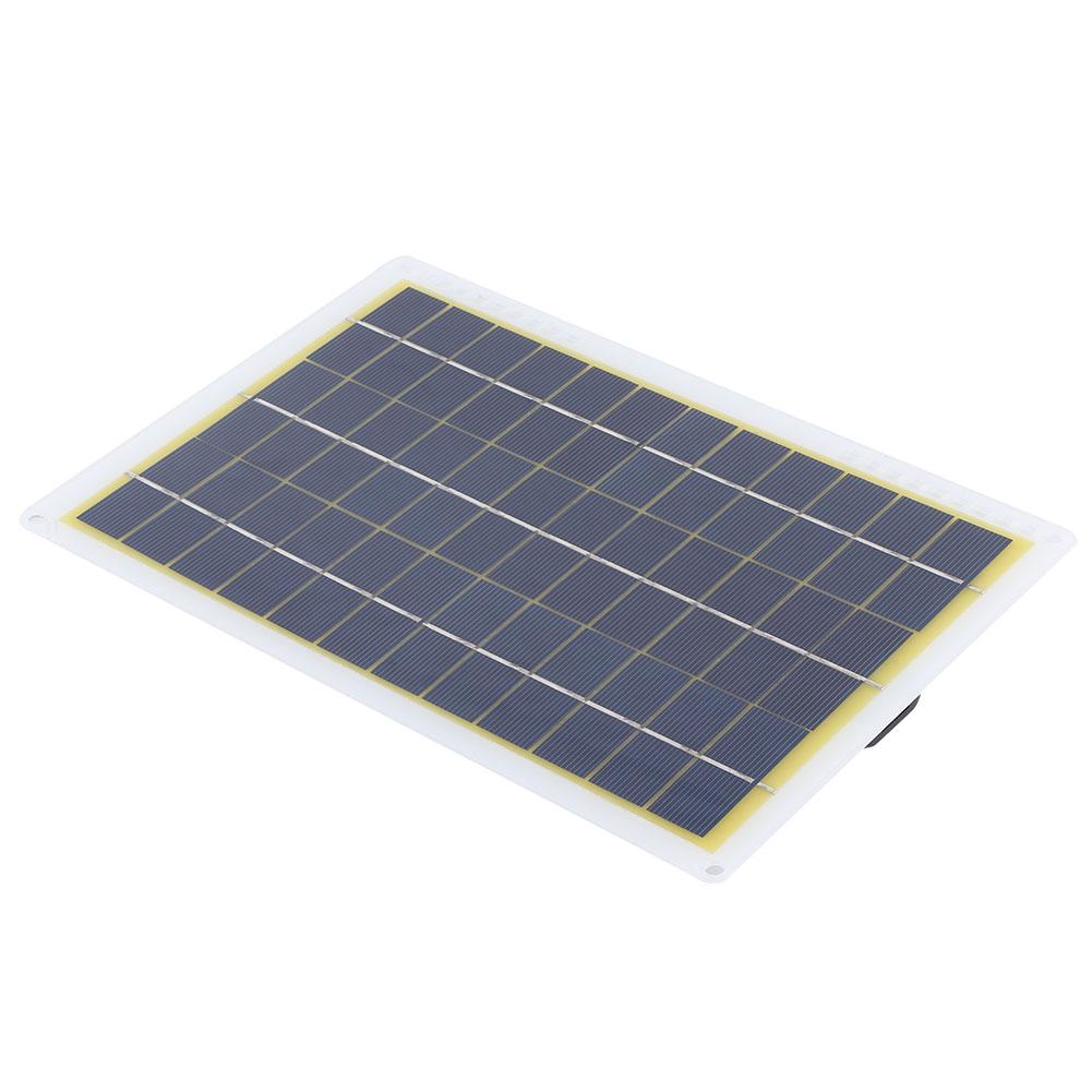 18V 10W Outdoor Solar Power Panel Board Photovoltaic Module Assembly for Travel Camping