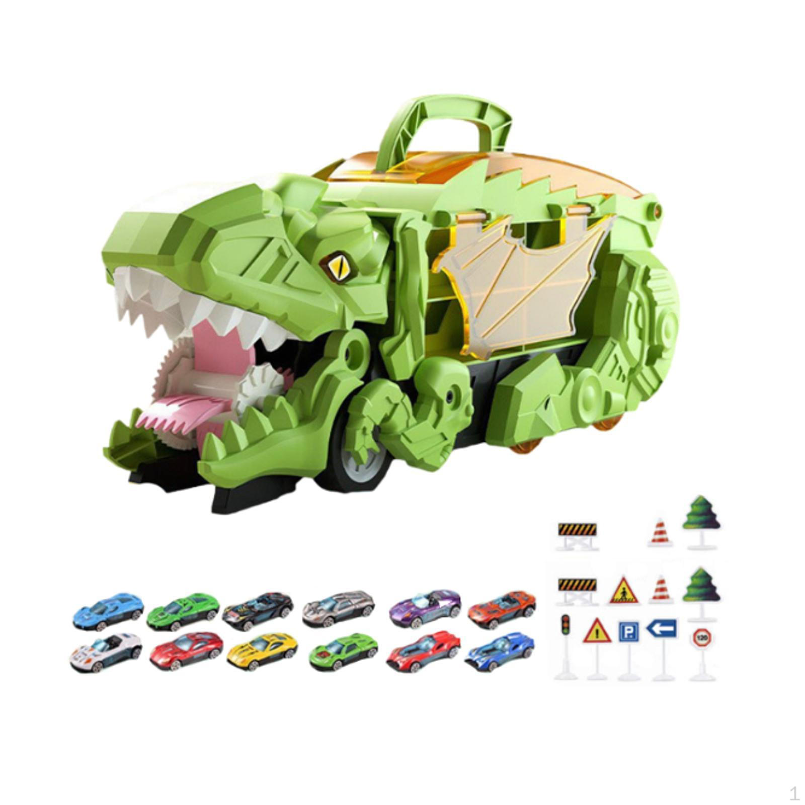 

Dino Adventure Vehicle Set for Kids - Educational Fun зелений