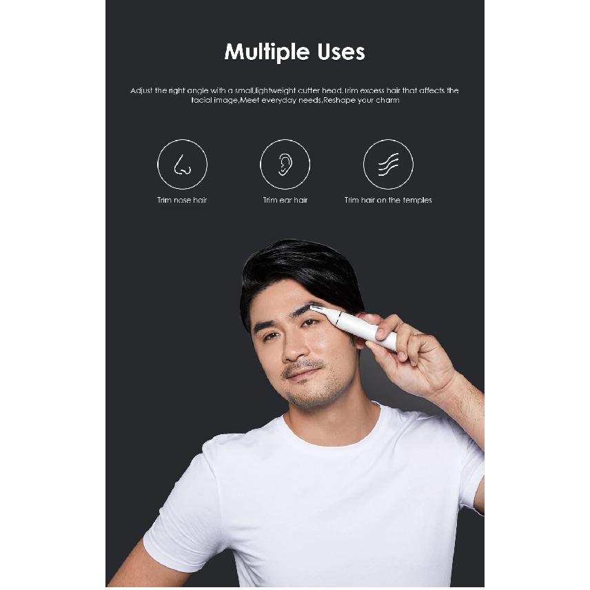 SOOCAS N1 Nose Hair Trimmer Multifunctional Trim Eyebrows Sideburn Hair Ears Hair Portable Waterproof Electric Vibrissa Shaver