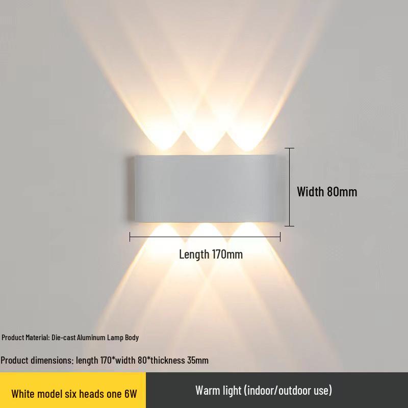 Waterproof LED Outdoor Wall Light for Courtyard, Aisle, Terrace, Villa & Decorative Telescope Lighting