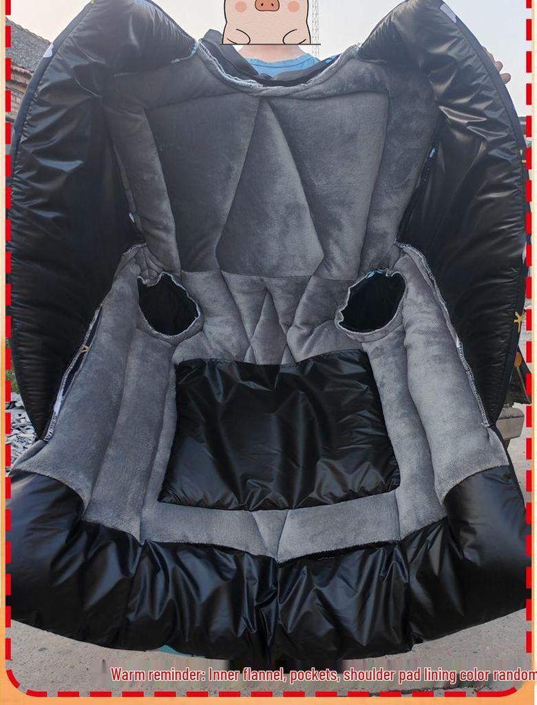 Extra Thick Waterproof Windproof Insulated Motorcycle & Electric Vehicle Windshield