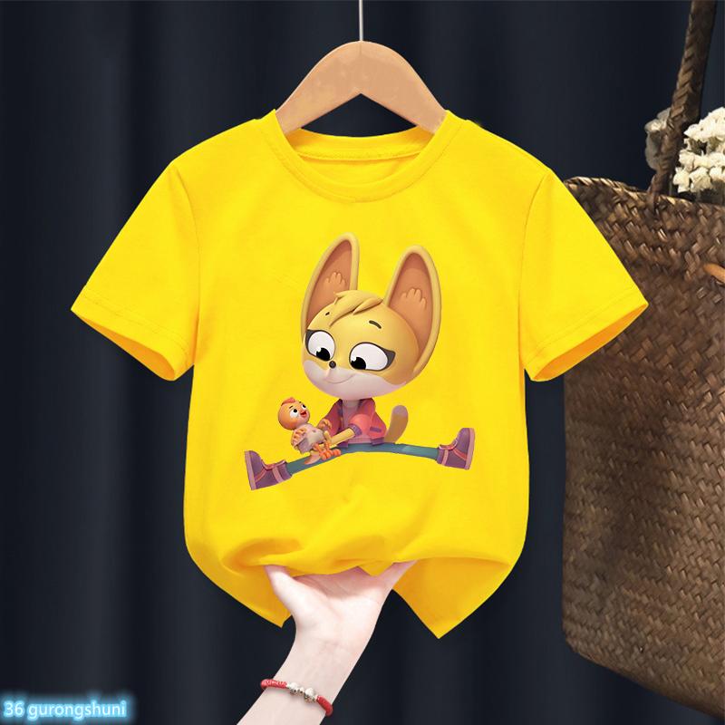 T-Shirt For Boys/Girls Funny Animethe Creature Cases Cartoon Print Tshirt Kids Summer Fashion Boys Clothes Short Sleeve Tops