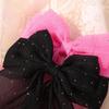 RAINBOW BOWS 1PCS Elegant Large Bow Ribbon Hair Clip Women Simple Satin Spring Clip Ponytail Bow Hairpin Girls Hair Accessories