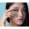 Elegant 18k Gold Plated Topaz Engagement Ring for Women Colorful Sapphire Jewelry