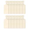 ABWR-Smooth Surface Durable Wooden DIY Chopping Board Kitchen Decoration Kitchen Tools 24Pack