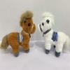 Cartoon New Year Mascot Soft Lifelike Details Plush Doll Horse Plush Toys  Birthday Gifts