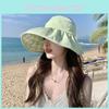 Elegant Fisherman Hat In Blue Yellow Pink Khaki Black Colors Top Quality Women's Sun Hat Adjustable Size