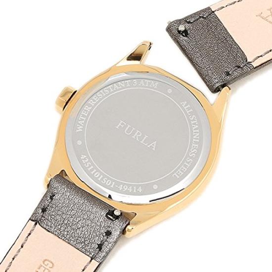 EVA 35MM Quartz Metallic Black Metallic Black FURLA 866599 R4251101501 [Furla] Women's [Item]