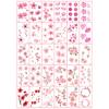 30 Pcs Tattoo Stickers Self-adhesive Great Stickiness Rich Patterns Waterproof Disposable Unisex Temporary Tattoo Arm Legs Shoulder Back Body