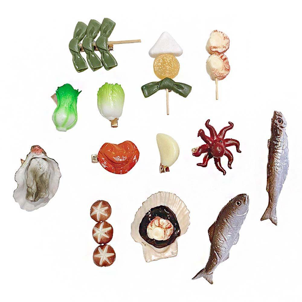 

Hairpin Simulation Food Hairpin Female Hair Accessories Korean Style Headwear Fake Food Hair Clip F