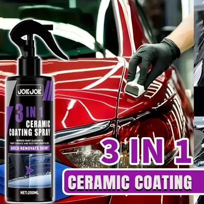 Recubrimiento Cerámico Nano Líquido 3 en 1 para Coche Recubrimiento Nano Cristal Capa Hidrofóbica Agente de Recubrimiento Pulidor Pulidor de Coche Recubrimiento Nano