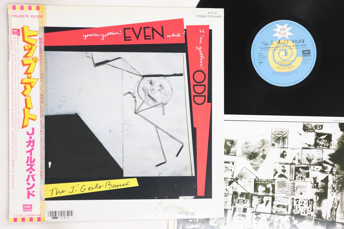 

LP Record J. GEILS BAND - You re Gettin Even While I m Getti EYS81678 EMI AMERICA 1984 Japan Obi Rock Used