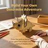 3D Dinosaur Puzzle for Kids DIY Creative Cardboard Animal Model Triceratops Assembly Toy Room Decor Birthday Gift