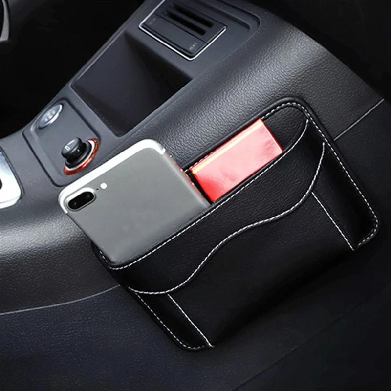 Car Storage Bag Advanced Side Insert Multi-functional Center Console Pocket Organizer Bag Between Front Seats Storage Box