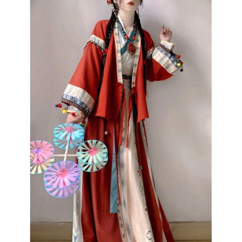 Chinese Style Female Han Elements Daily Improved Han Elements Daily Hanfu