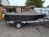 V-Shaped Yacht Dust and Rain Cover, Outdoor Hull Protection, Polyester Taffeta 190T