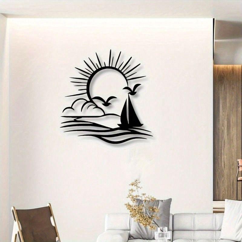 Metal Wall Decor Art Panel for Home Interior Design