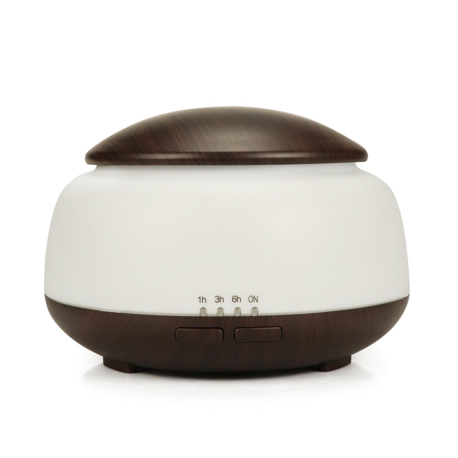 Colorful Wood Grain Ultrasonic Aroma Diffuser - Mini Essential Oil Humidifier