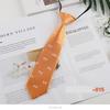 Children's Small Tie with Creative Fun Cartoon Polyester Short Lazy Knot Free Tie 6cm