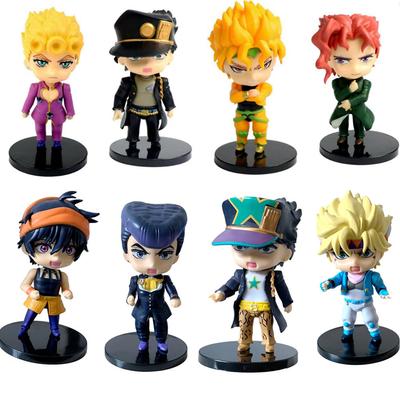 1 Peça Anime JOJO's Bizarre Adventure Golden Wind Figuras de Ação Kujo Jotaro Narancia Ghirga Giorno Giovanna Modelo de PVC Brinquedo Infantil
