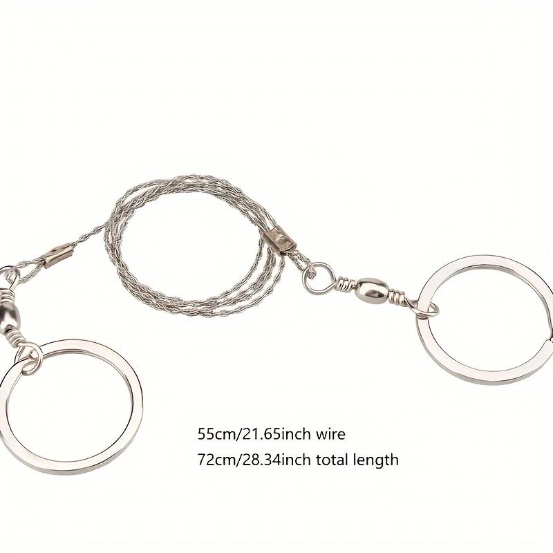 Compact Stainless Steel Pocket Saw - Durable, Ideal For Camping, Hiking & Outdoor Survival, Handheld Wire Rope Cutting Tool