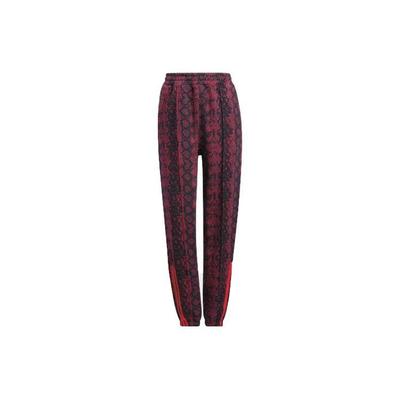 X Ivy Park Snakeskin Print Joggers Unisex Bottoms Cherrywood-Red HI1976