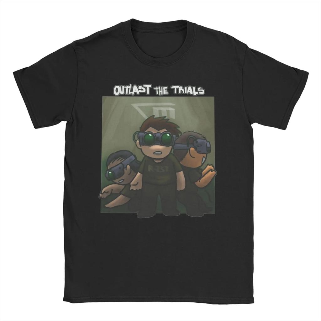 The Outlast Trials for Men Women T Shirts Awesome Tees Short Sleeve Round Collar T-Shirts Cotton Gift Idea Clothes