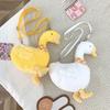 Zipper Cute Duck Crossbody Bag Fluffy Doll Shoulder Bags Portable Big Goose Plush Bag  Shopping