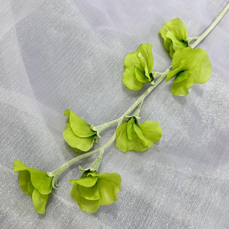 Sweet Artificial Flower Pea Wedding Hotel Restaurant Room Wall Decoration