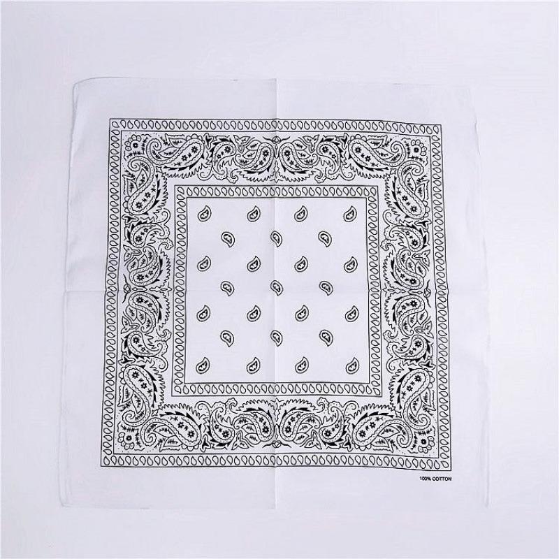 55 Bavlna a len Malý čtvercový šátek Malý Hedvábný šátek Dámská Jarní a Podzimní Móda Šátek na hlavu Pracovní Hip Hop Šátek