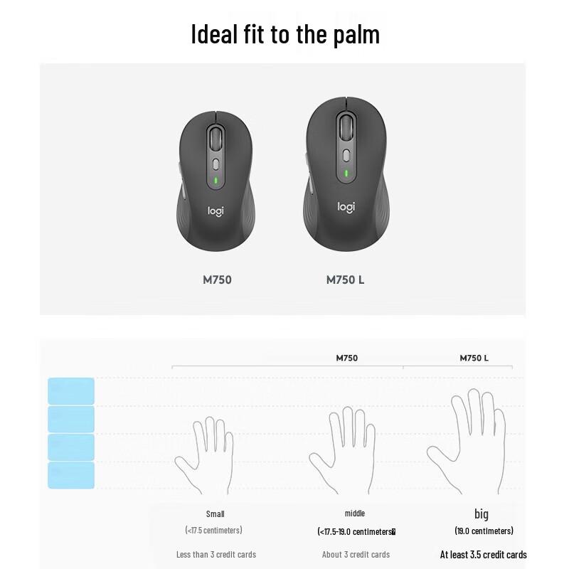 Logitech M750L Large Wireless Silent Mouse