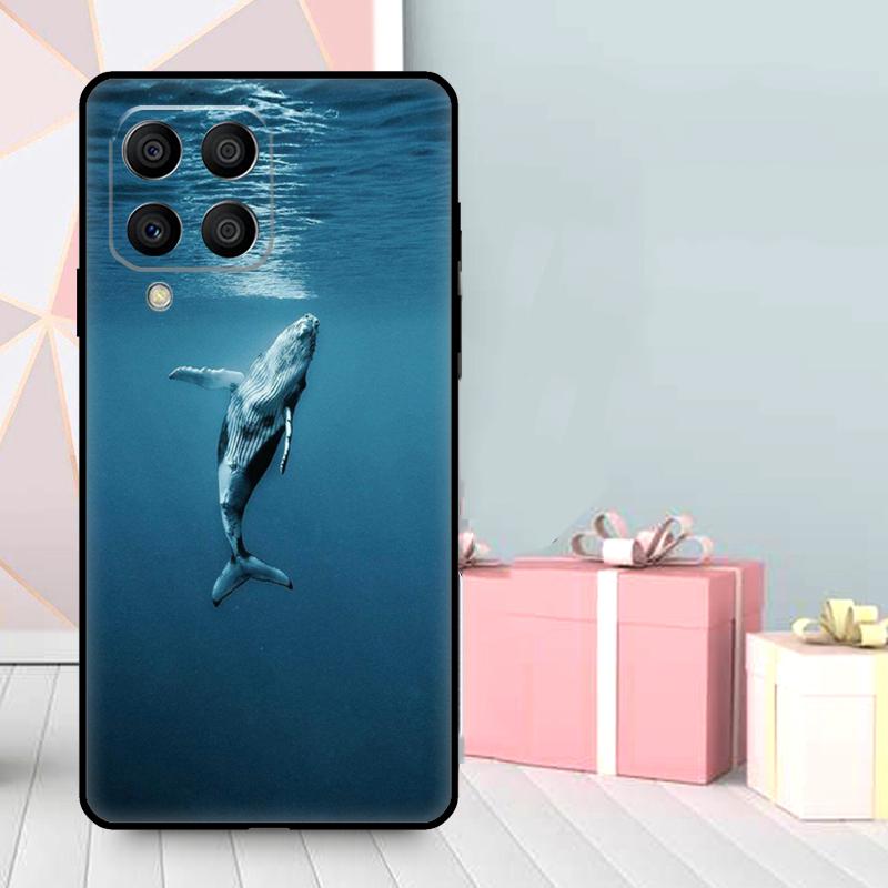 Ocean Whale Shark Waves Case For Samsung Galaxy M06 M11 M31 M14 M34 M54 M12 M32 M52 M15 M13 M16 M36 M56 M53 M35 M55