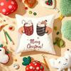 Merry Christmas Home Decoration Cushion Cover Plush Fabric Soft Double-Sided Printed Sofa Warm Winter Home Gift Pillow Cover