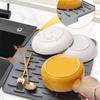 2pcs Shock-absorbing Pot Pad Heat-insulating Kitchen Utensil Pad Slope Dish Drying Mat  Dinner Table