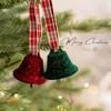 6pcs Iron Christmas Chime Bells Ornament Retro Xmas Tree Hanging Bells  New Year Home Ornament