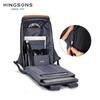 Kingsons Anti-Theft Men's Backpack 180 Degree Open USB Charging 15.6 Inch Laptop School Bag for Teenage Boys