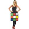 Rubik`s Womens/Ladies Puzzle Cube 3D Costume Dress