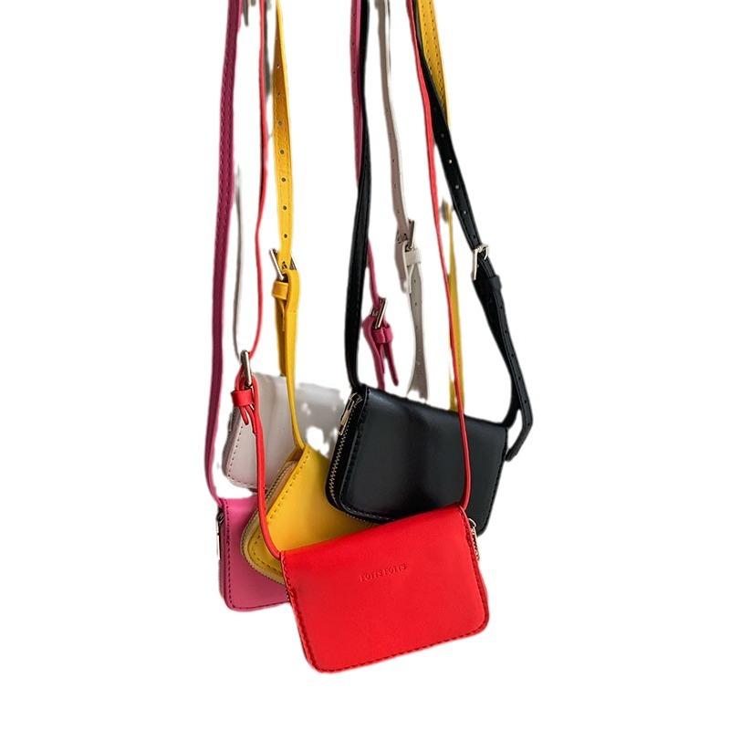 Korean Niche Design, Fashionable Waist Bag with Small Card Bag Mini Crossbody Small Square Bag Coin Wallet