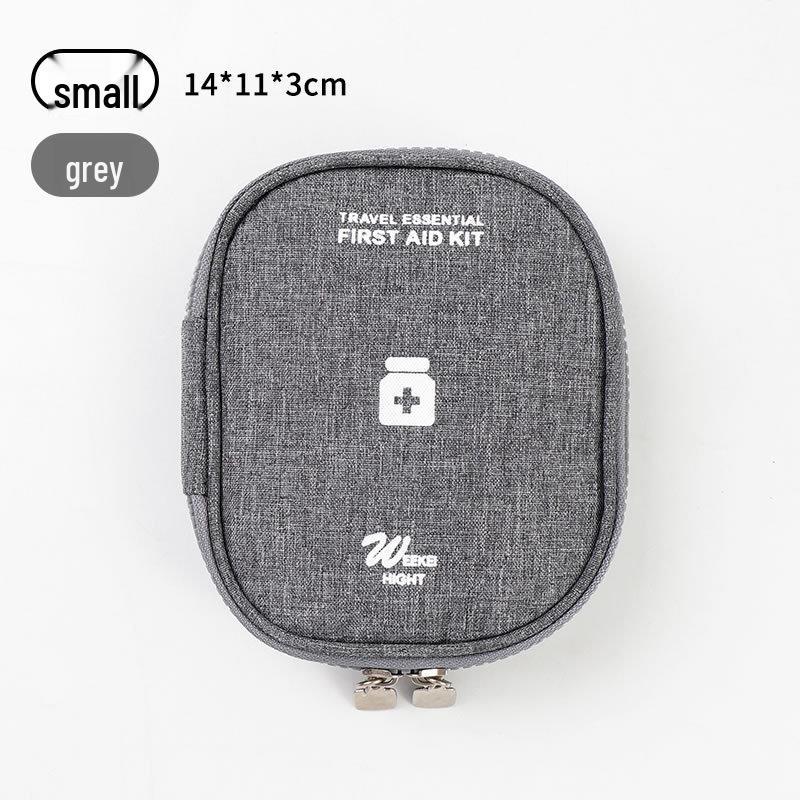 Portable Medical First Aid Bag - Compact Emergency Medicine and Storage Organizer