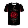 Butterfly Insect 3D Printed Kids Short Sleeve T‑Shirt Loose Summer Top For Boys Girls Daily Outdoor Play Casual Home Wear