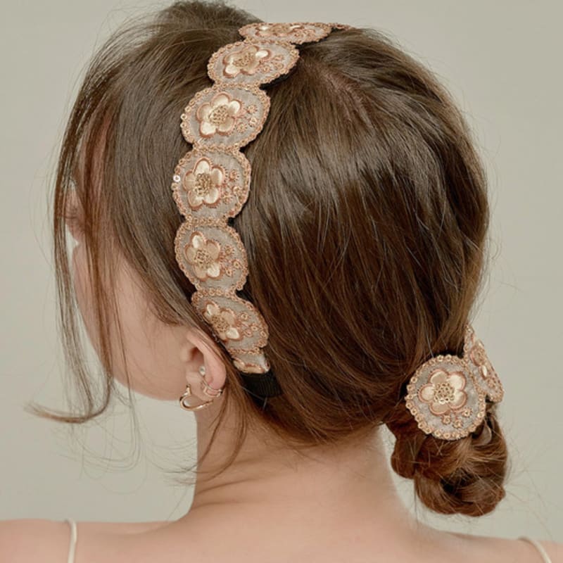 BESTY Romantic Peony Hairband