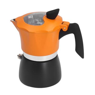 Double Color Coffee Maker Aluminum Moka Coffee Maker Stovetop Espresso Maker  Camp Use