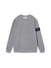 Unisex Solid Color Round Neck Stone Badge Starry Cross Long Sleeve Hoodie