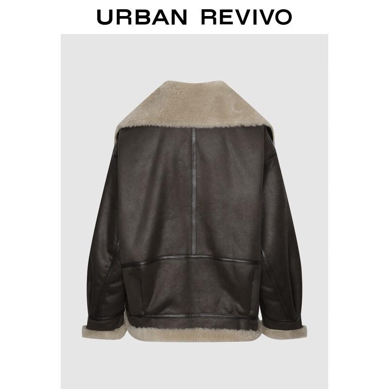 

UR 2025 Winter Women s Amber Flow Lapel Oversized Coat S