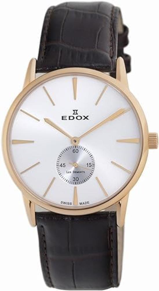 

EDOX Les Bemonts EDOX Brown Watch 72014-37R-AIR Men s [Used] білий