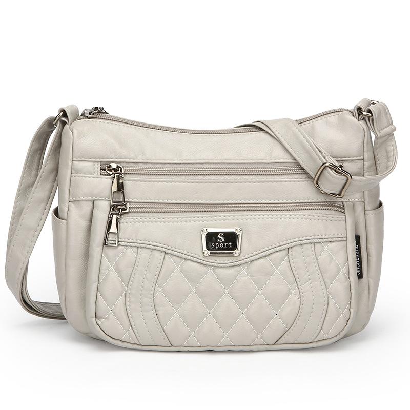 Women's Rhomboid Shoulder Bag Middle-aged Mother Bag