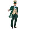 Men's Alice In Wonderland Mad Hatter Costume Halloween Deluxe Gentmen Cosplay