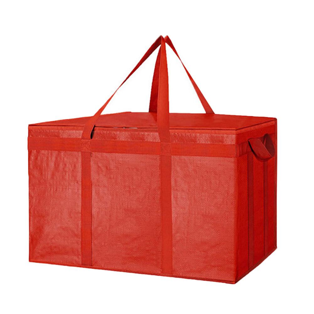 Insulated Thermal Tote Bag Big Storage Cooler Delivery Zipper Thermal Case Picnic Camping Tin Foil Food Bags